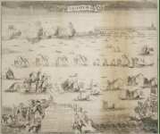 Devit G. Triumphal Entrance of Swedish Ships to the Neva after the Victory of Hango  - Hermitage